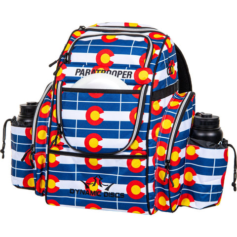 Limited Edition Dynamic Discs Paratrooper Backpack Flag Patterns